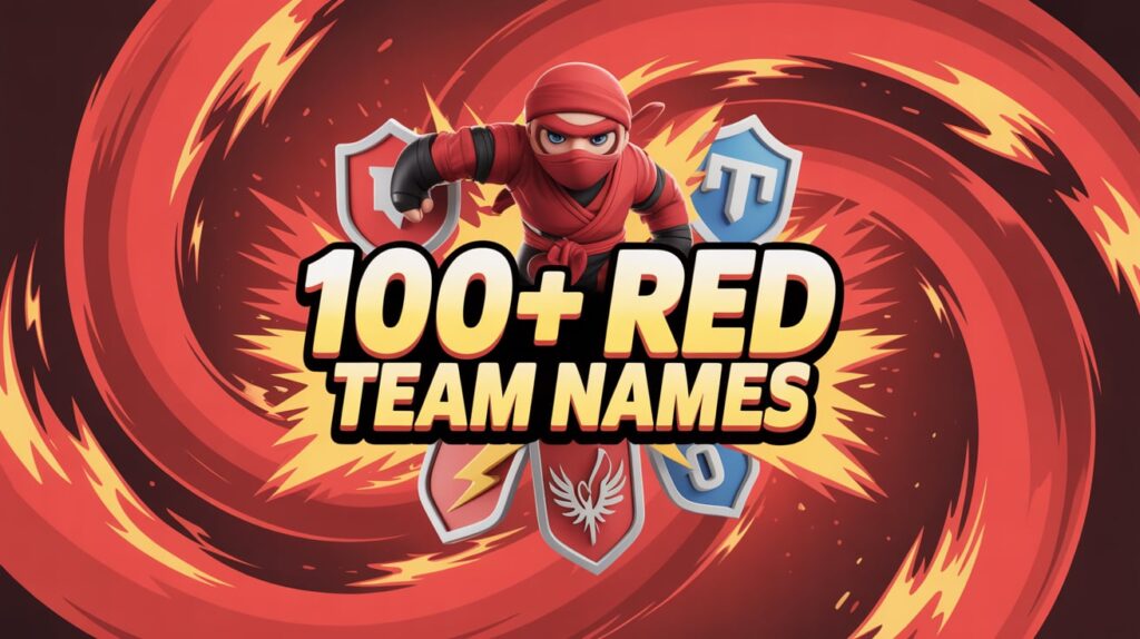 100+ List of Red Team Names That Will Make You Stand Out