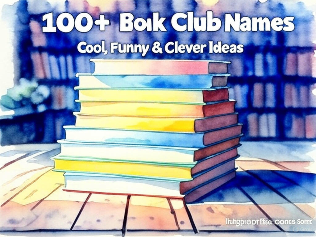 100+ List of Book Club Names [Creative, Cool & Catchy Ideas]